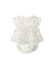 Baby Outfit Set – Safari Animal Dress & Bloomers | 100% Cotton