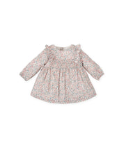 FLORAL LONG SLEEVE DRESS IN PINK