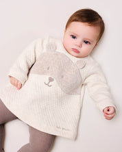 DRESS & TIGHTS OFF WHITE