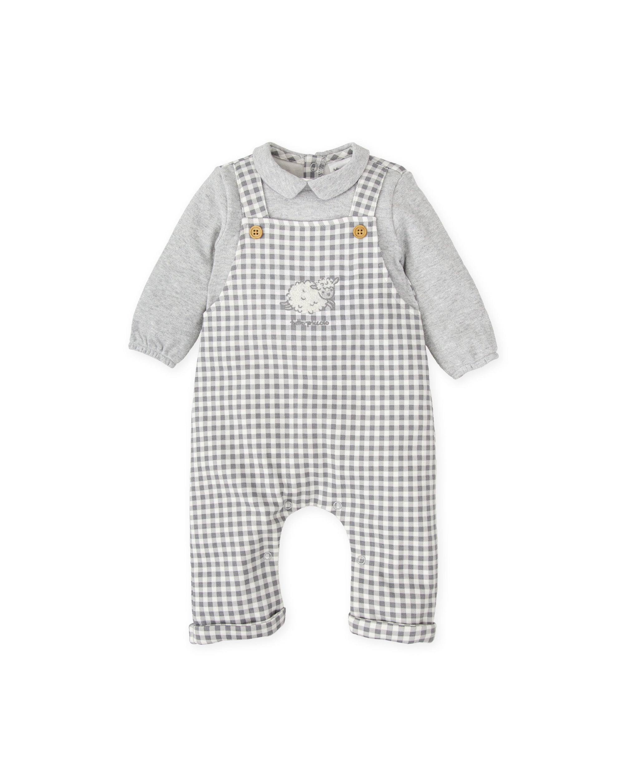 Gingham Overall Gray Jumpsuit – Tutto Piccolo® USA Gingham Overall Gray Jumpsuit – Tutto Piccolo® USA
