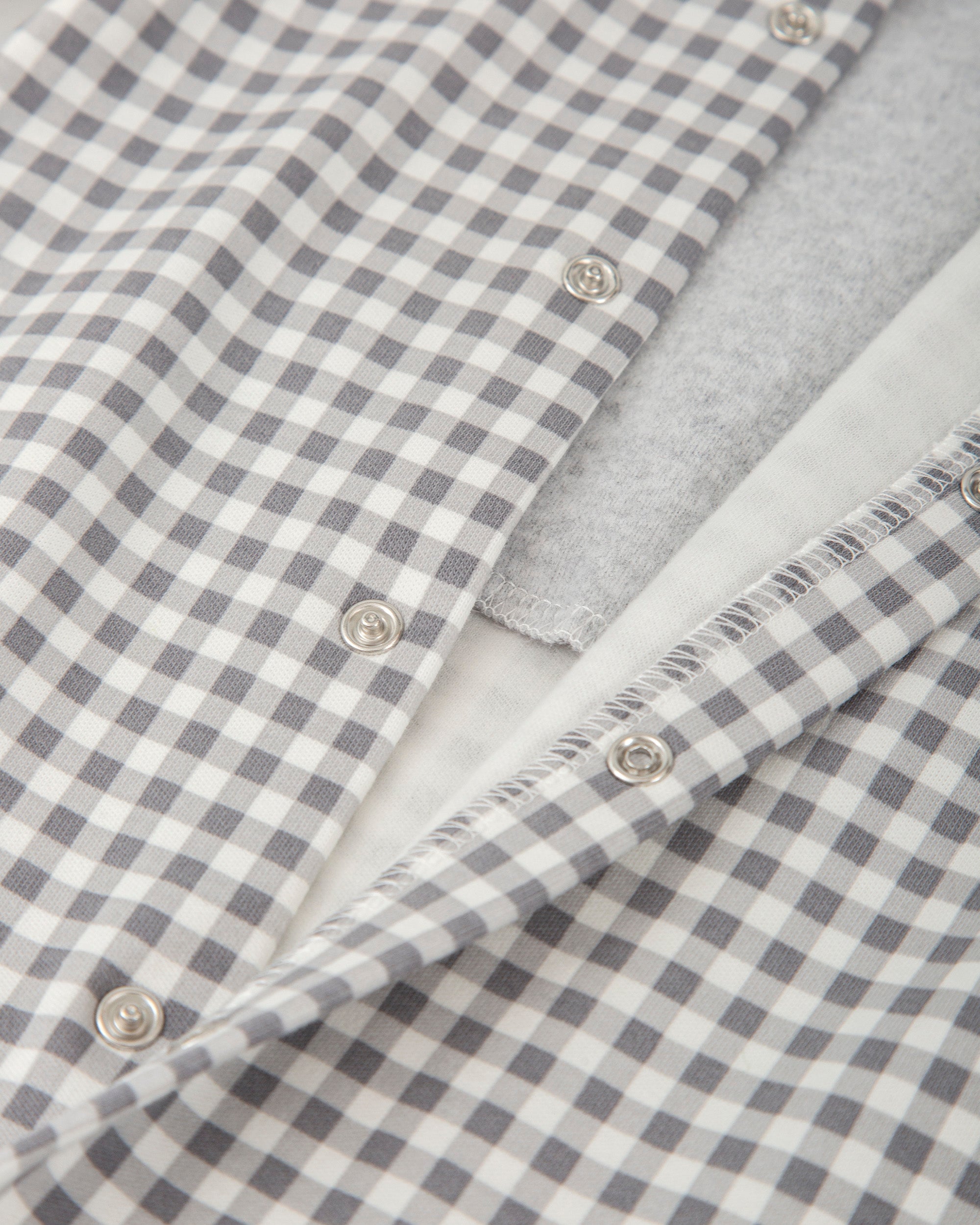 Gingham Overall Gray Jumpsuit – Tutto Piccolo® USA