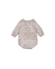 BABY ROMPER IN PINK FLORAL PRINT