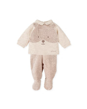 2 PCS PYJAMA WITH FEET TAUPE