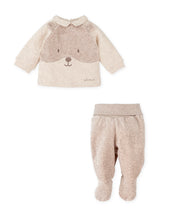 2 PCS PYJAMA WITH FEET TAUPE