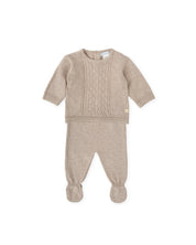 2 PCS PYJAMA WITH FEET TAUPE