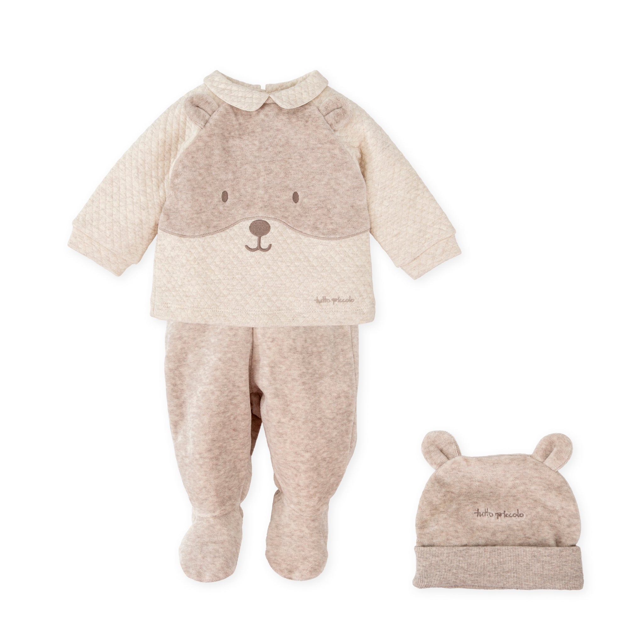 LAYETTE SET TAUPE