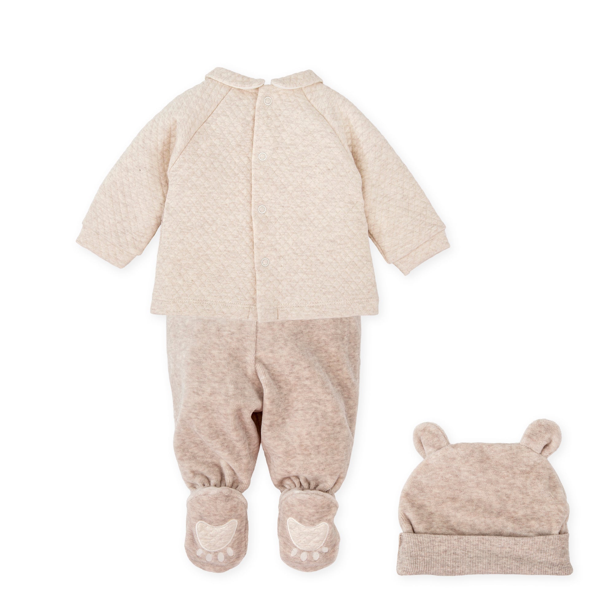 LAYETTE SET TAUPE