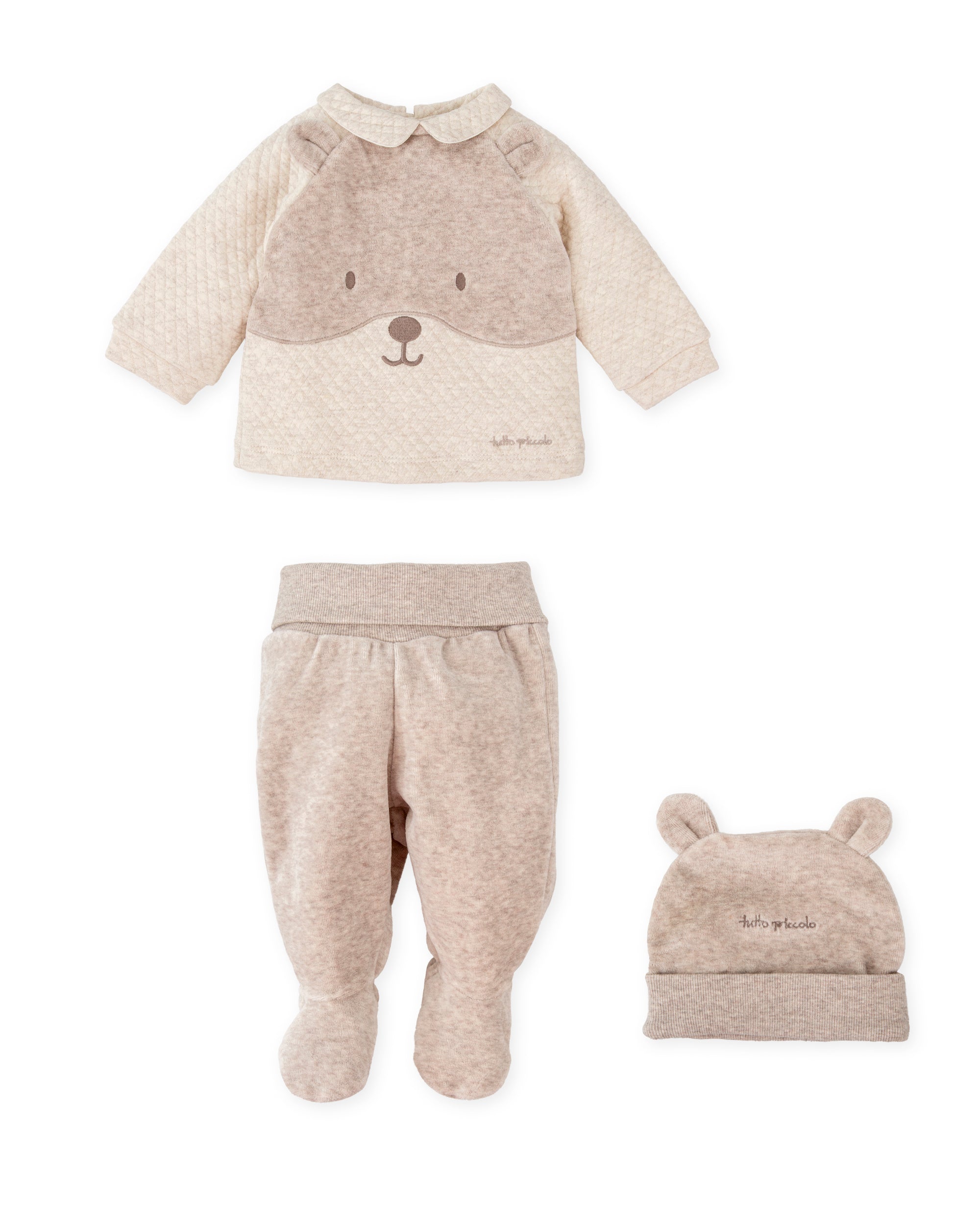 LAYETTE SET TAUPE