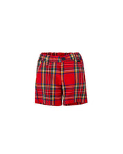 BERMUDA SHORTS IN RED TARTAN