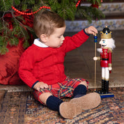 BERMUDA SHORTS IN RED TARTAN