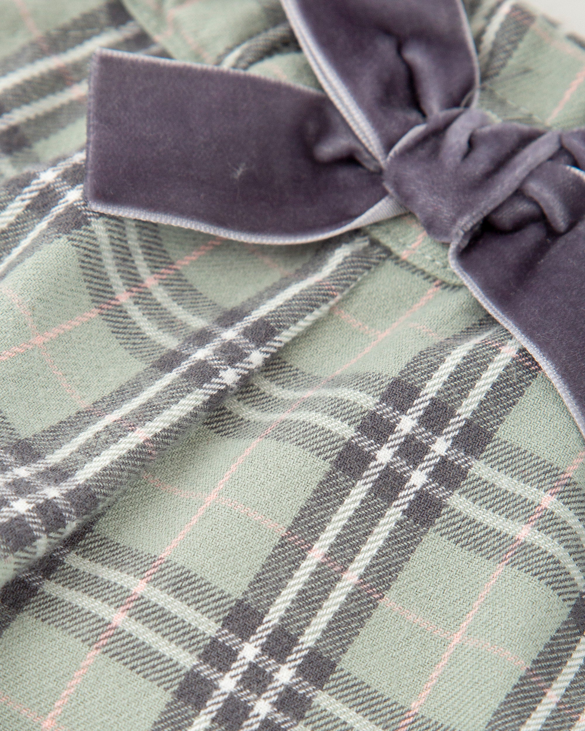 GREEN & GRAY PLAID BERMUDA SHORTS