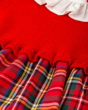 RED PLAID DRESS