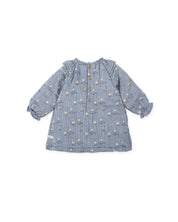 BLUE DRESS SAILBOAT PRINT DRESS