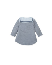 SAILOR DRESS WITH NAVY STRIPES