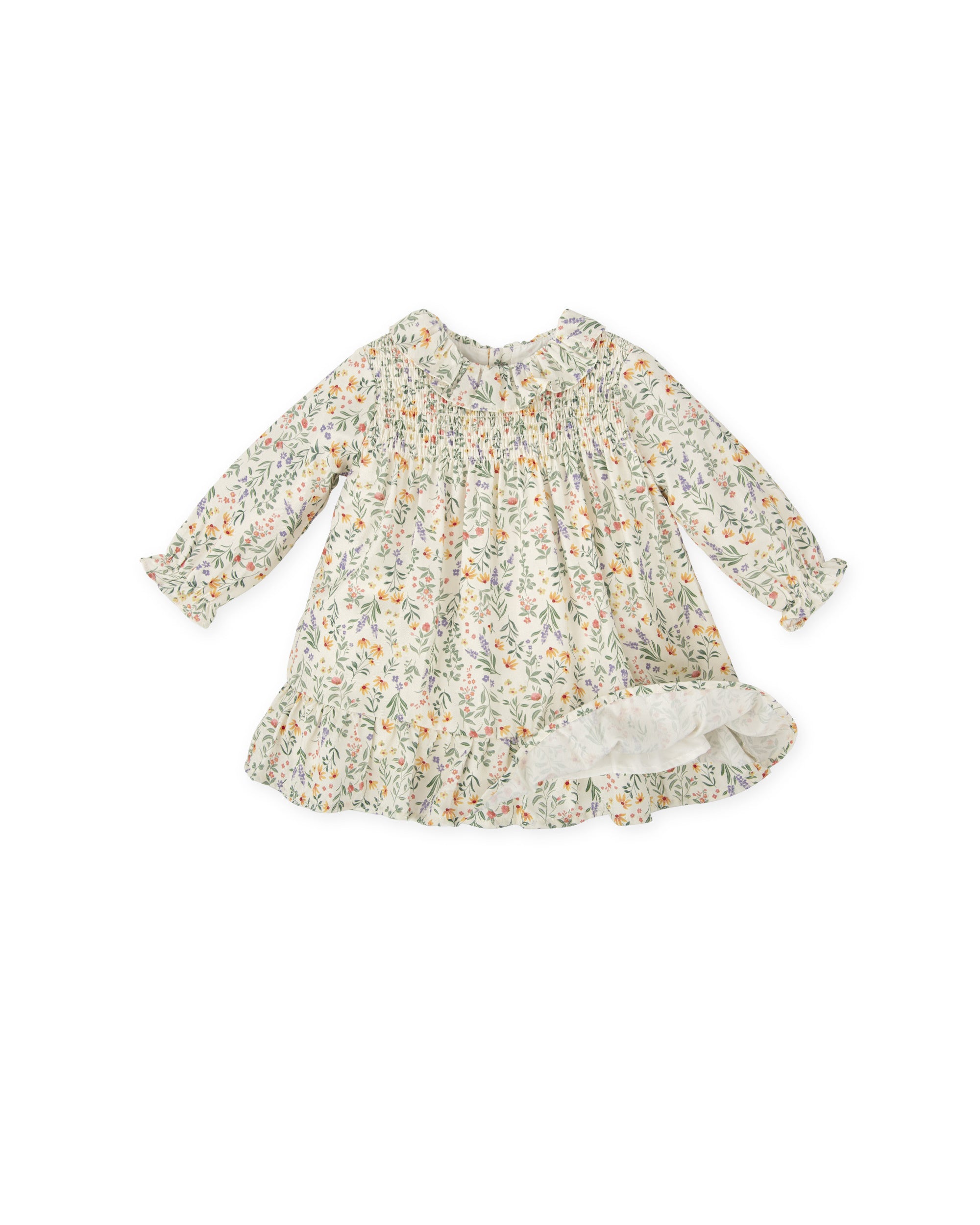 FLORAL SMOCKED DRESS