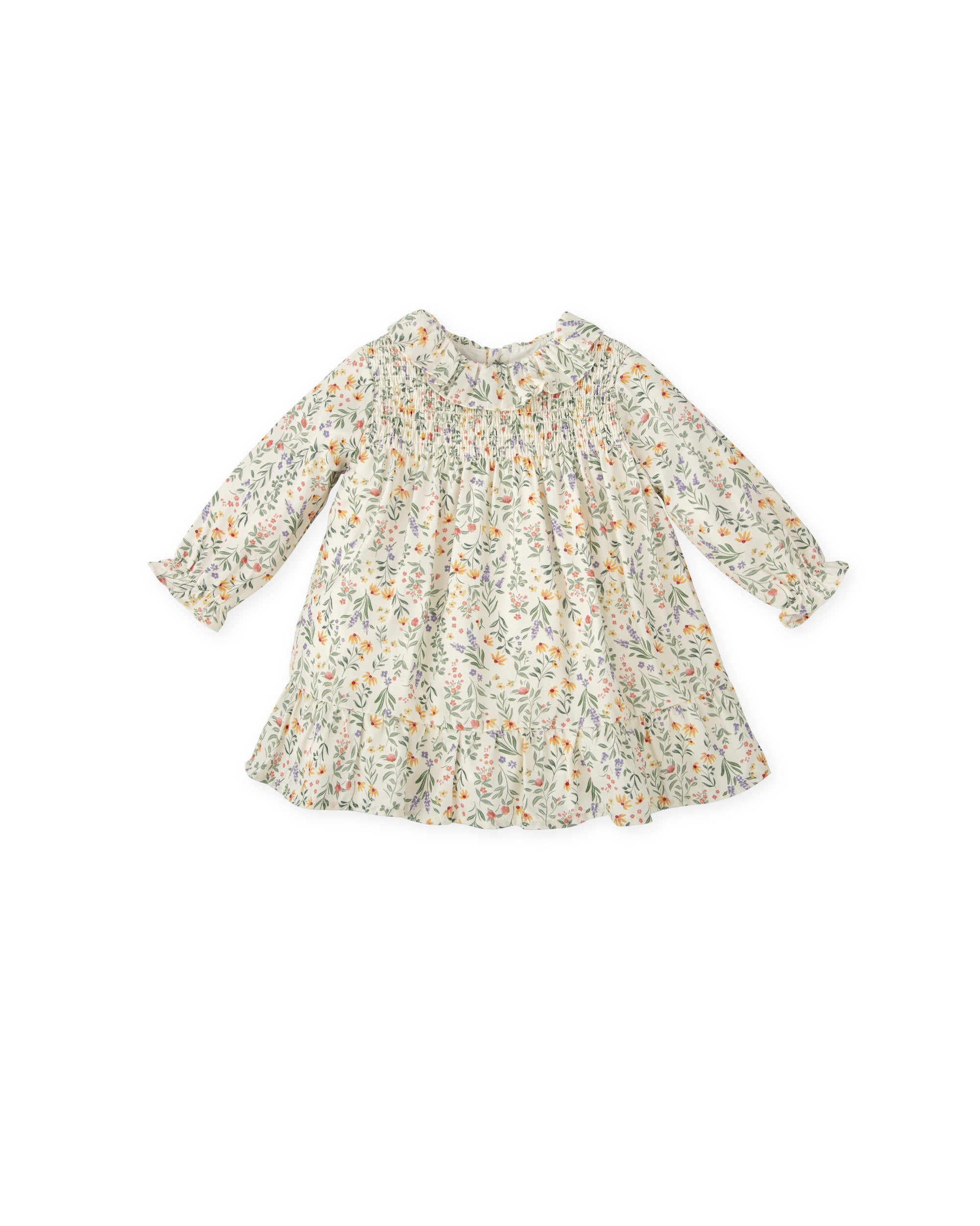 FLORAL SMOCKED DRESS