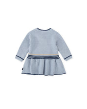 TRICOT DRESS IN SOFT BLUE