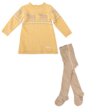 DRESS & TIGHTS MUSTARD