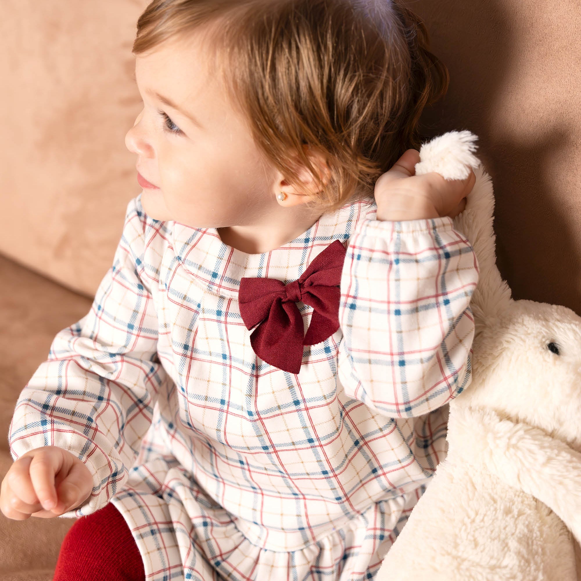 DRESS & TIGHTS OFF WHITE