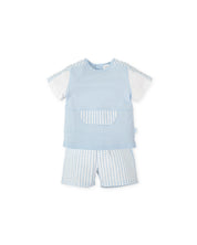 2 PIECES SET SKY BLUE