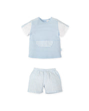 2 PIECES SET SKY BLUE