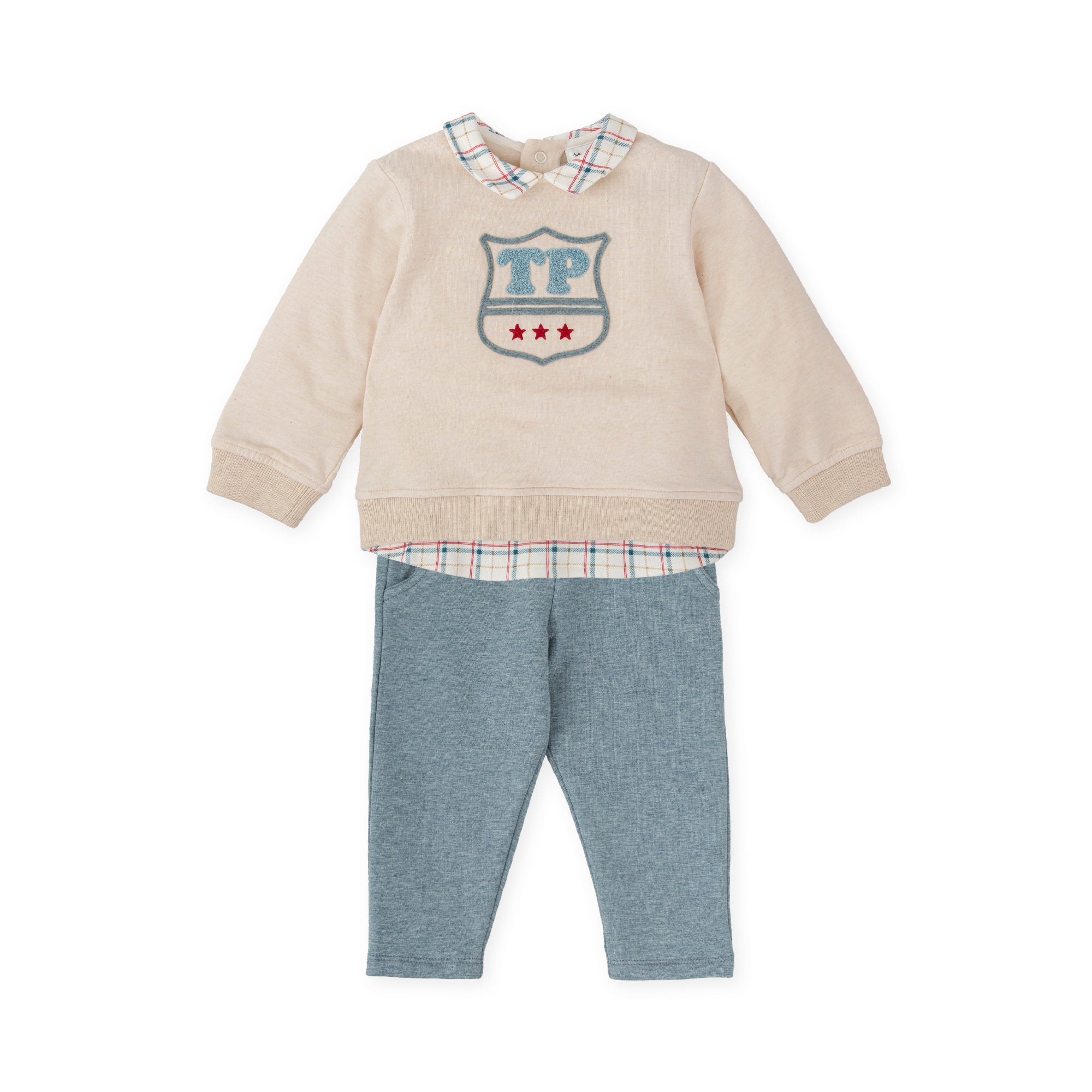 2 PIECES SET DARK BLUE