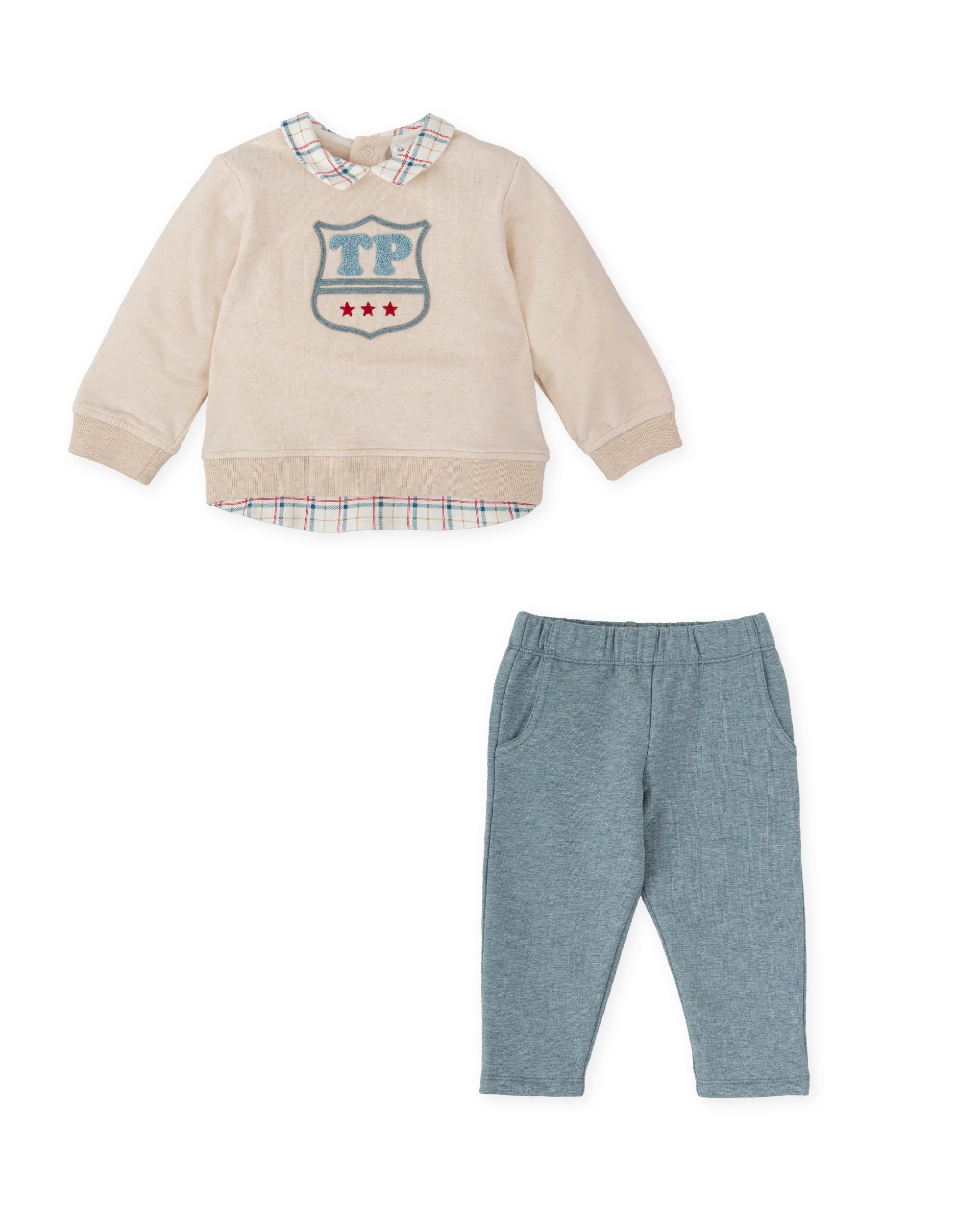 2 PIECES SET DARK BLUE