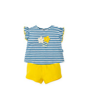 2 PIECES SET ATLANTIC BLUE