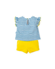 2 PIECES SET ATLANTIC BLUE
