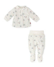 2 PCS PYJAMA WITH FEET OFF WHITE