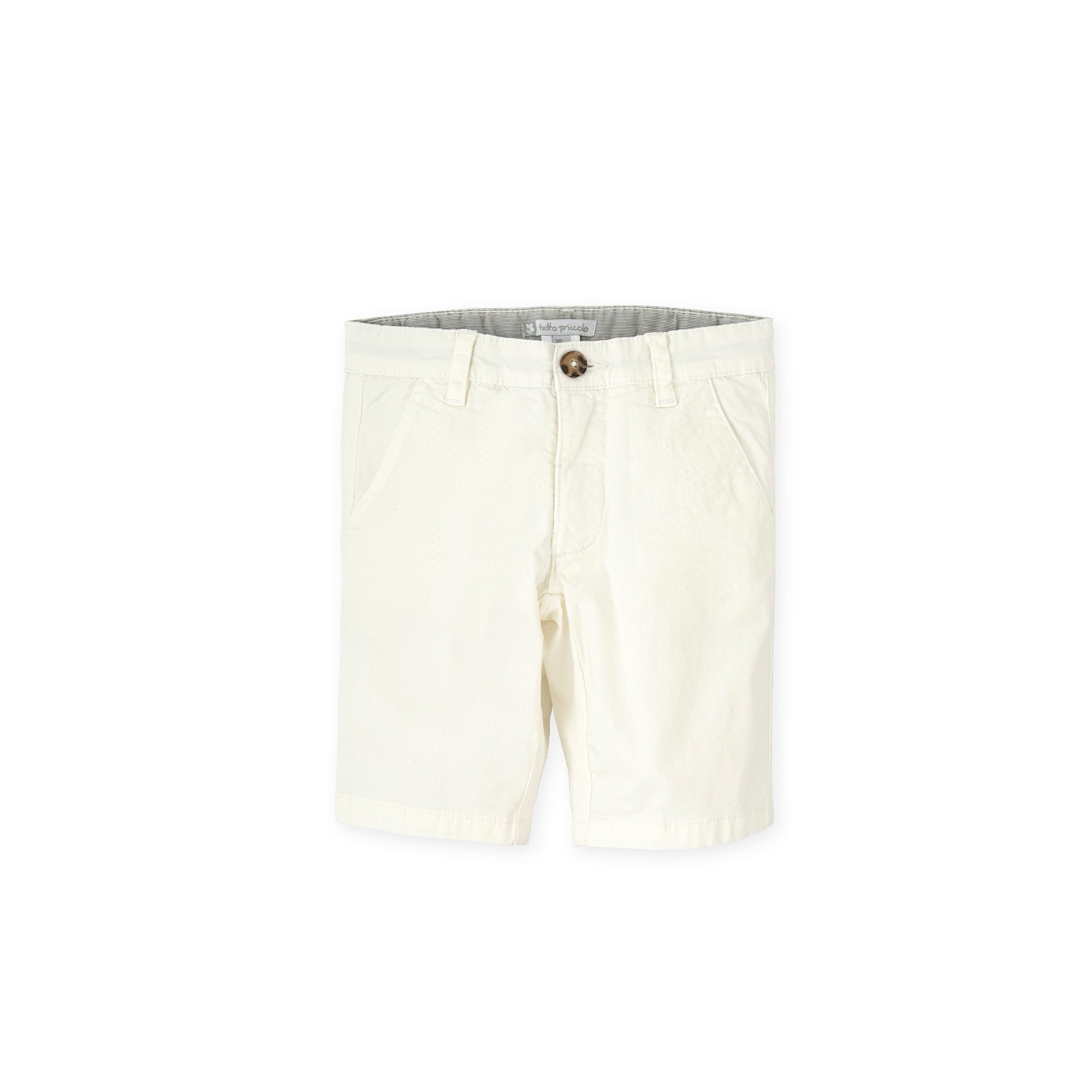 BERMUDA SHORTS OFF WHITE