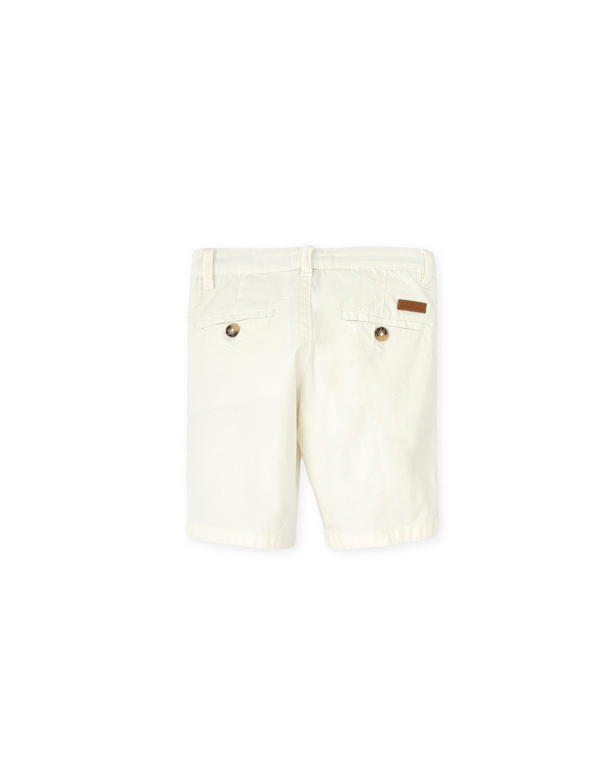 BERMUDA SHORTS OFF WHITE