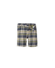 PLAID FLANNEL BERMUDA SHORTS