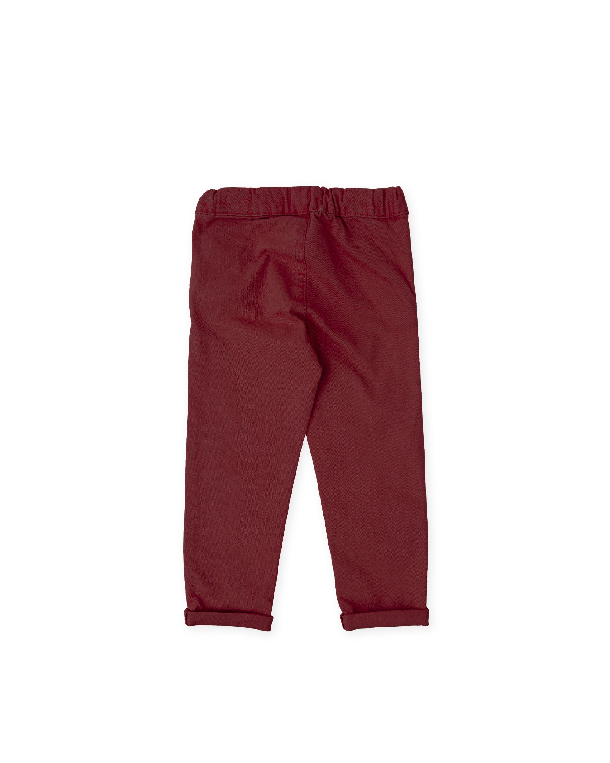 GARNET STRETCH TWILL TROUSERS