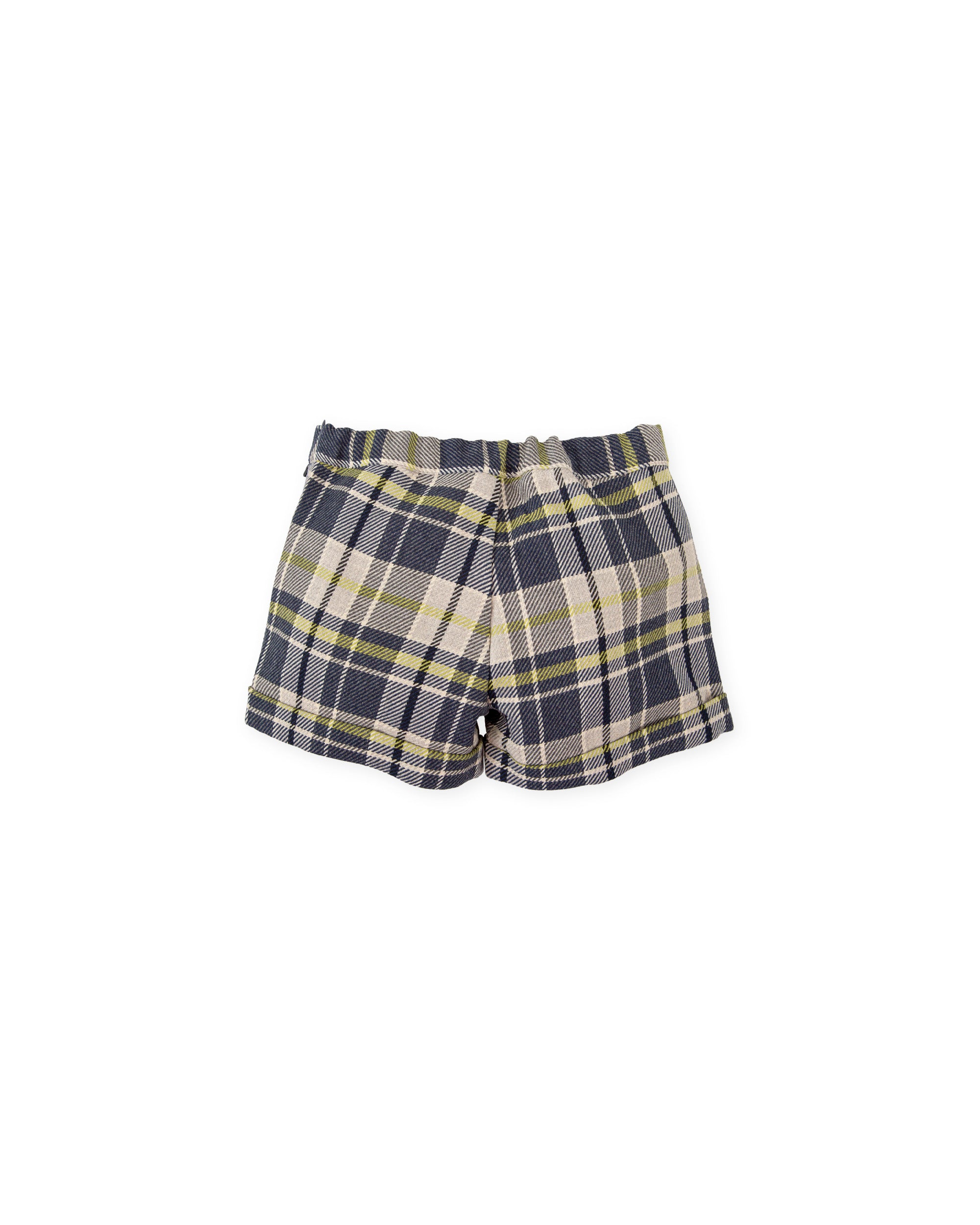 PLAID FLANNEL SHORTS
