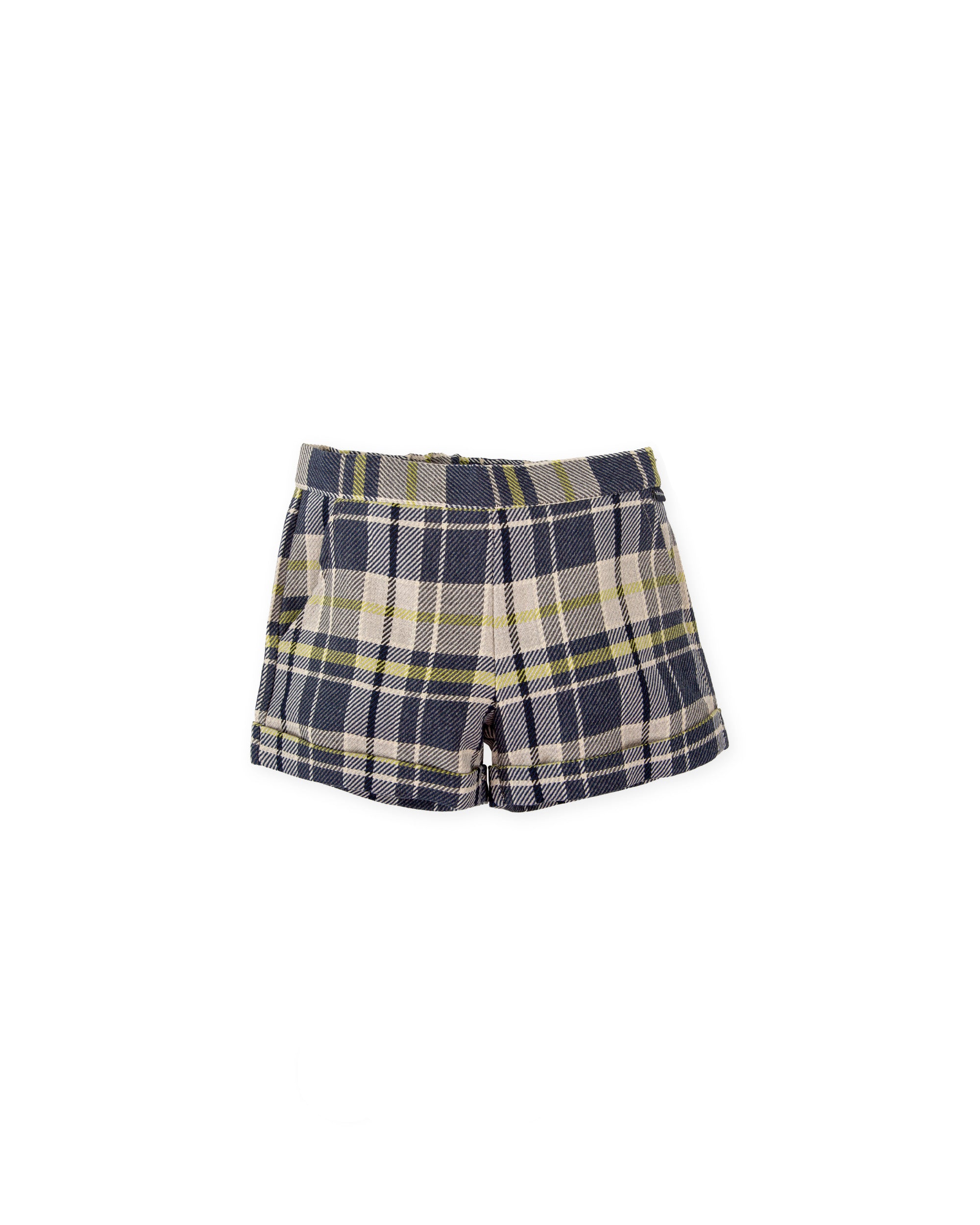 PLAID FLANNEL SHORTS