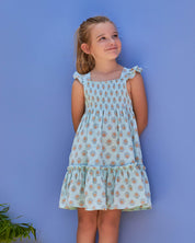 Light Blue Floral Muslin Sundress | The "Summer Special" Essential