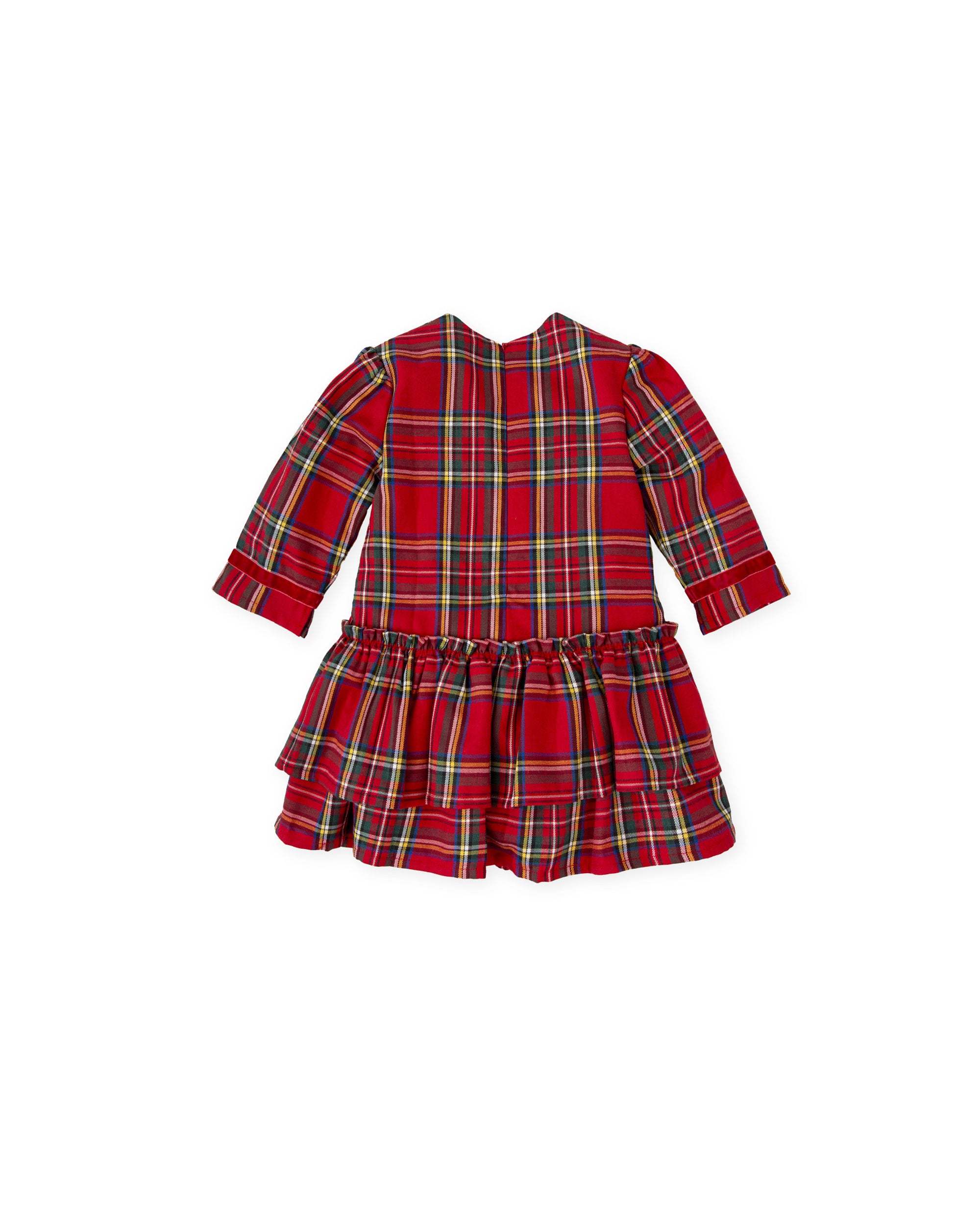 RED TARTAN PLAID DRESS