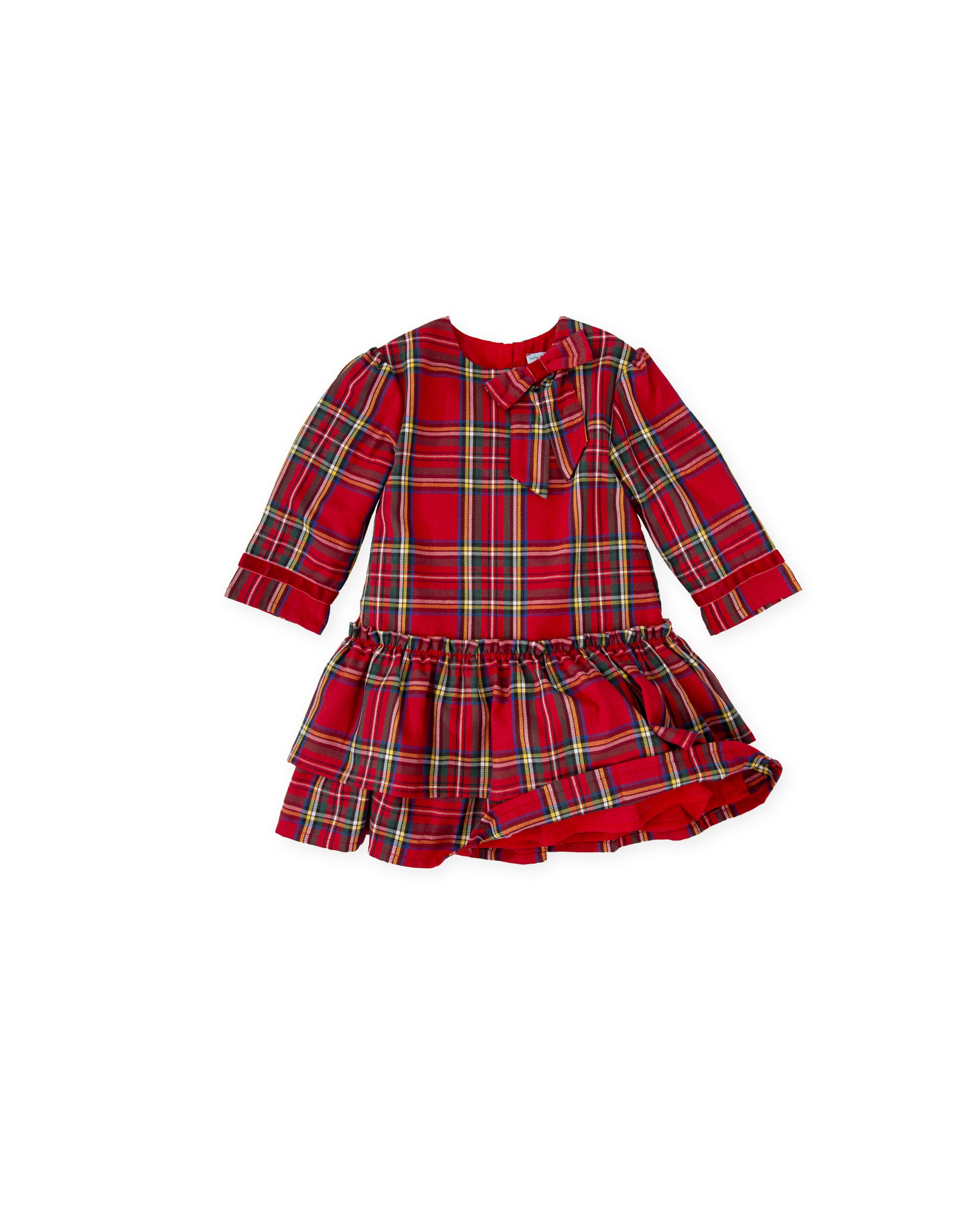 RED TARTAN PLAID DRESS