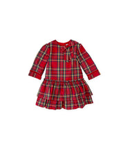 RED TARTAN PLAID DRESS