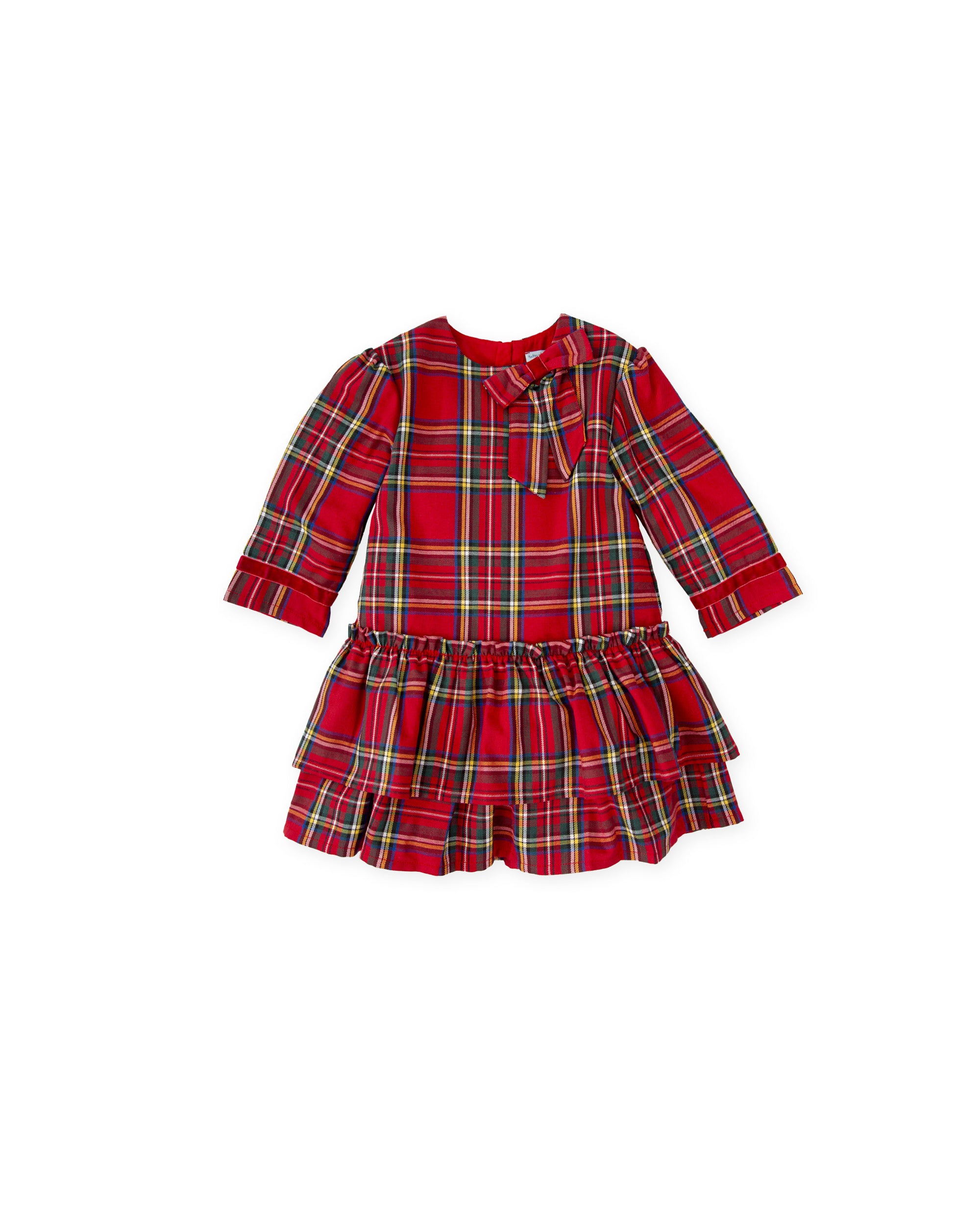 RED TARTAN PLAID DRESS