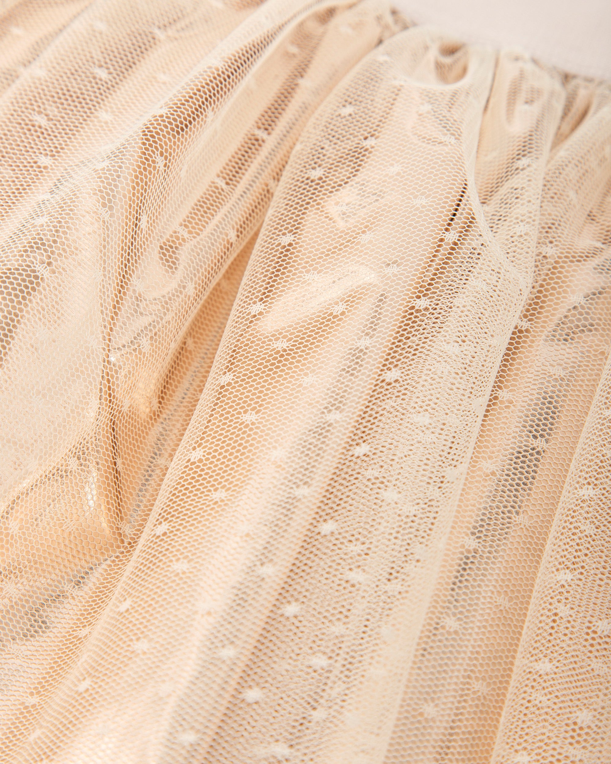 TULLE SKIRT IN GOLD