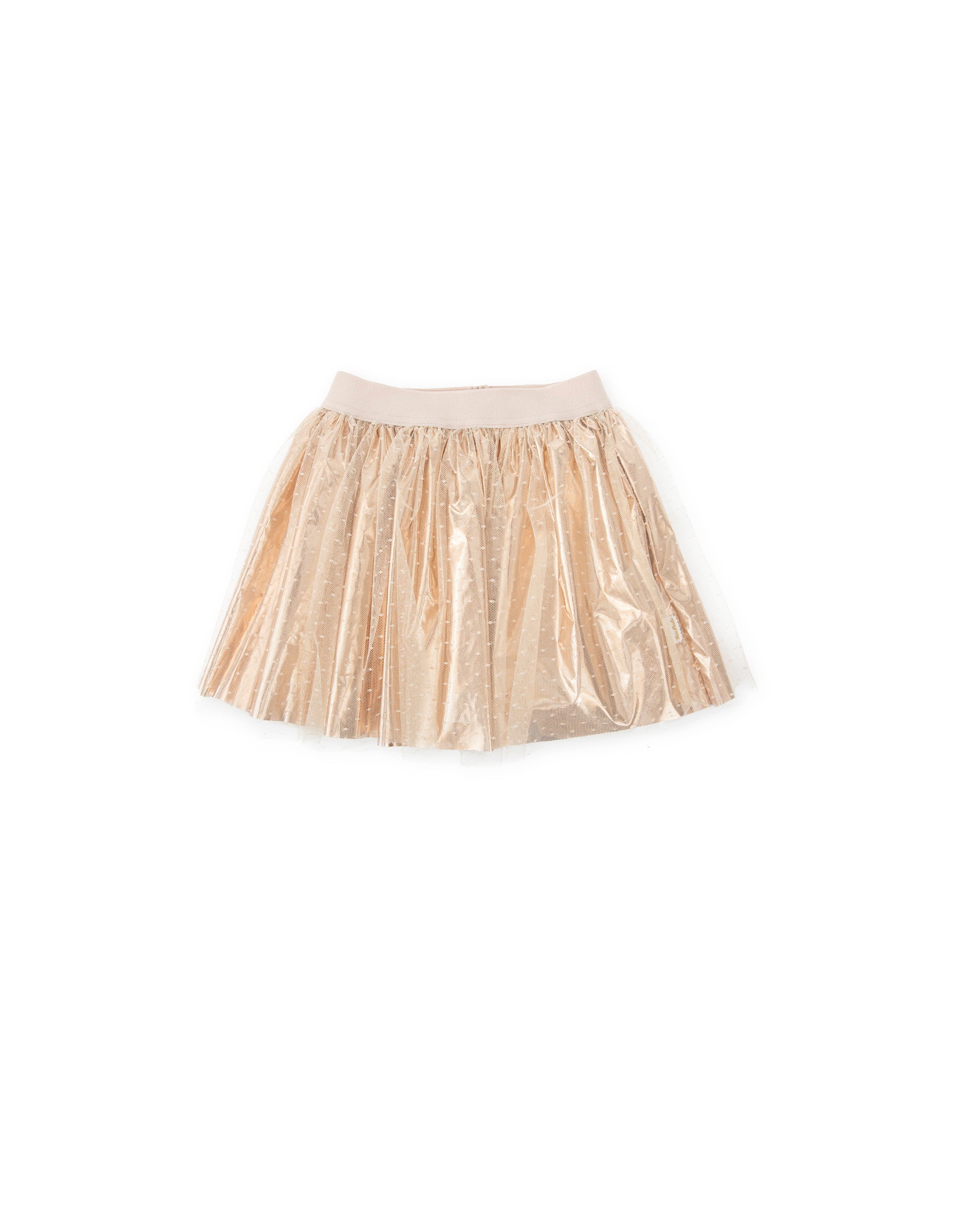 TULLE SKIRT IN GOLD