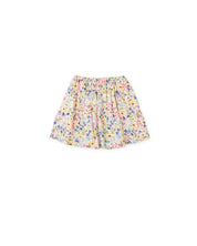 FLORAL SKIRT IN PURPLE PRINT