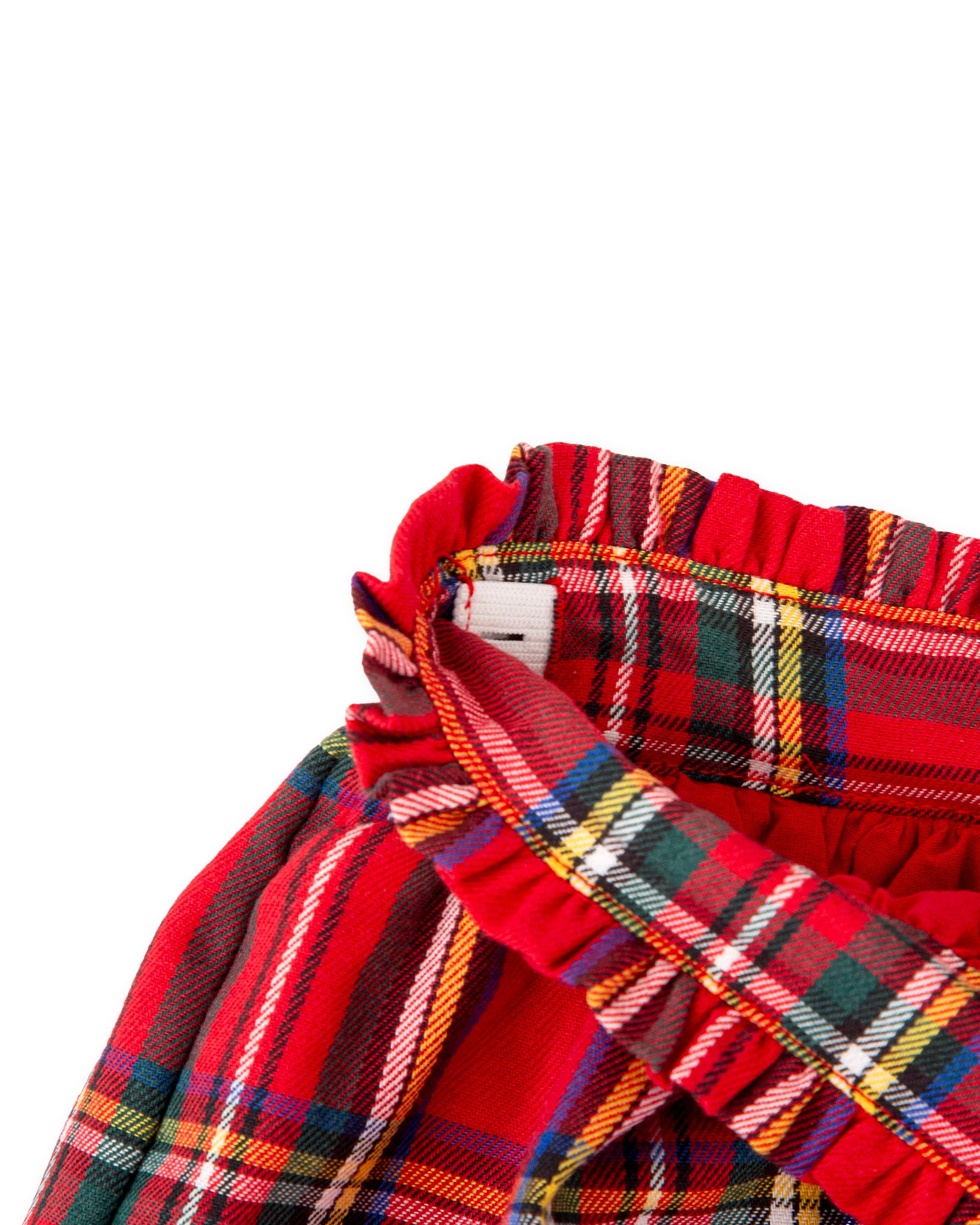 PLAID SKIRT IN RED TARTAN