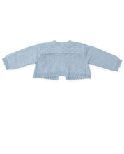 KNITTED CARDIGAN IN LIGHT BLUE
