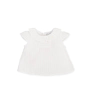 BLOUSE NEWBORN OPTICAL WHITE