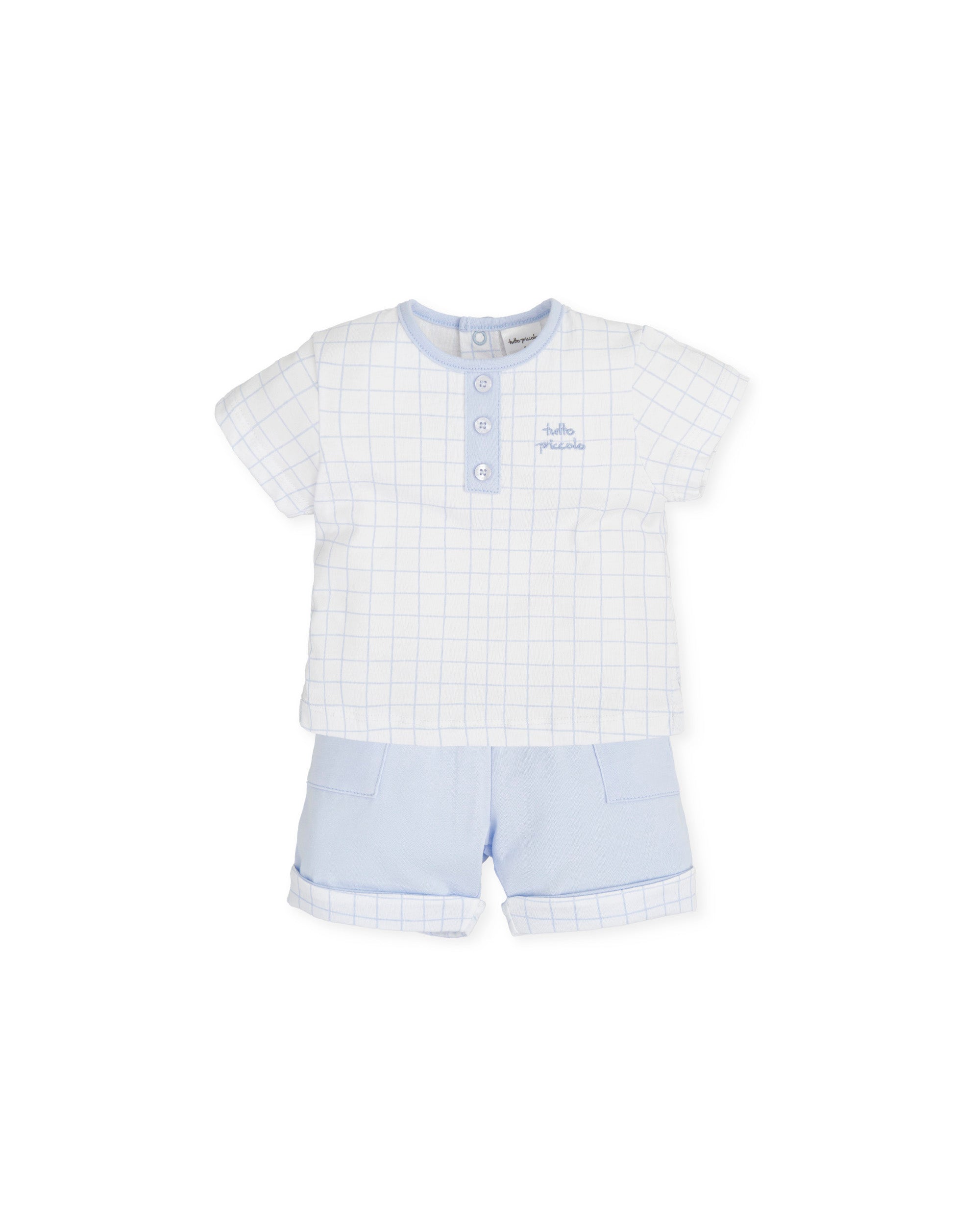 2 PIECES SET SKY BLUE