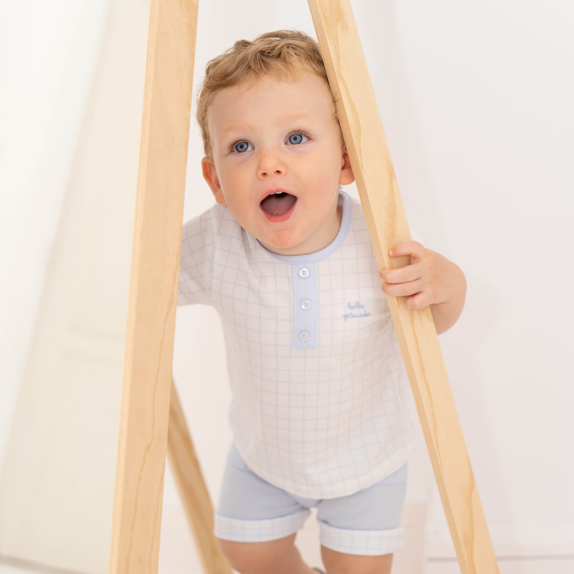 2 PIECES SET SKY BLUE