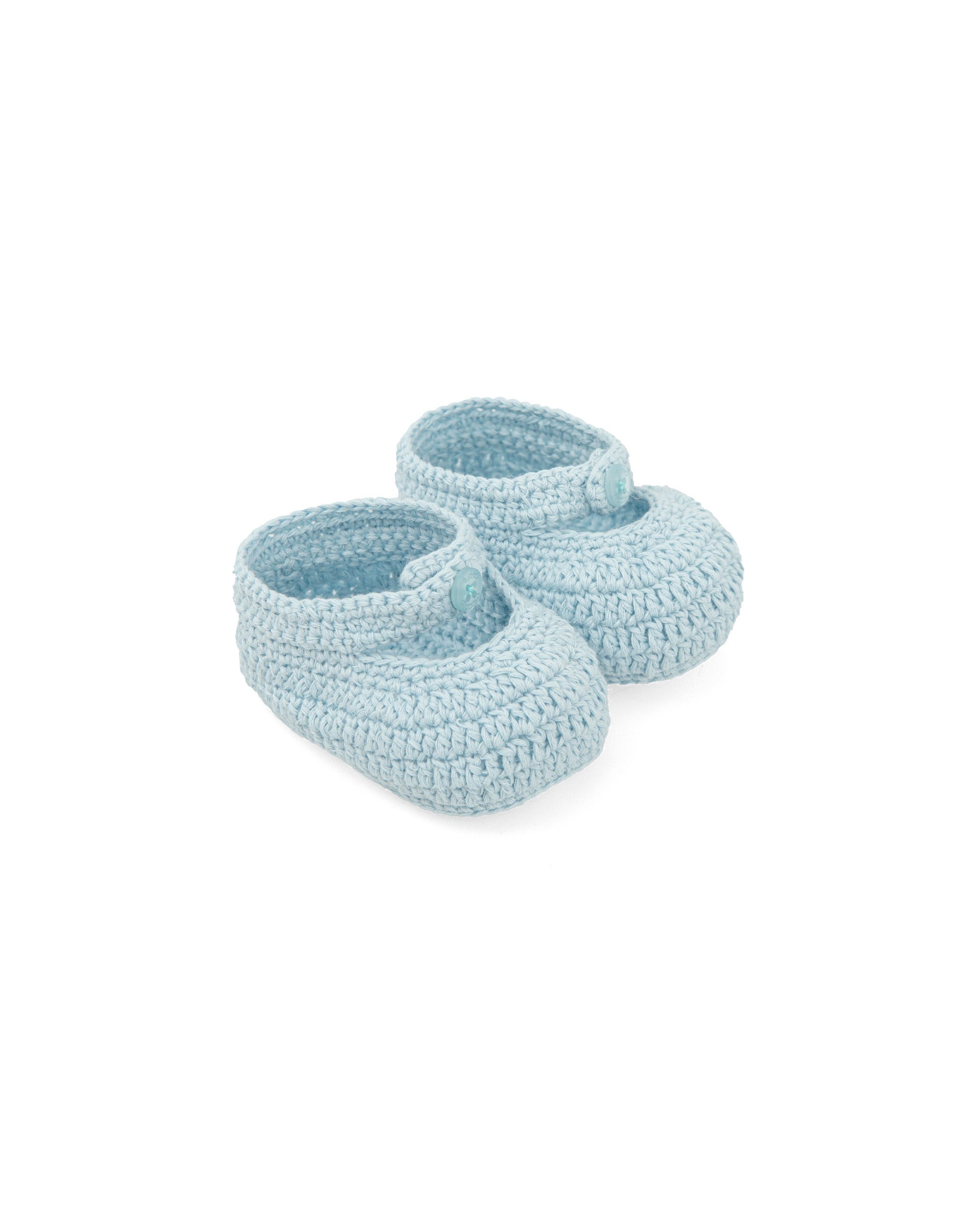 BOOTIES NEWBORN AQUAMARINE